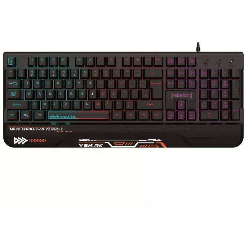 Mechanische Gaming-Tastatur in voller Größe Rebeltec Full size game keyboard SHARK
