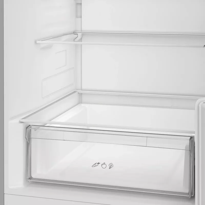 Kühlschrank Indesit INK 25402 S4E | Kompakt freistehend, No Frost, 249 L Kühlteil / 106 L Gefrierteil, H 203,5 cm, Energieklasse E, 37 dB, Silber