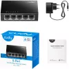Unmanaged Switch Cudy FS105 5 Ports Fast Ethernet 10/100 Schwarz