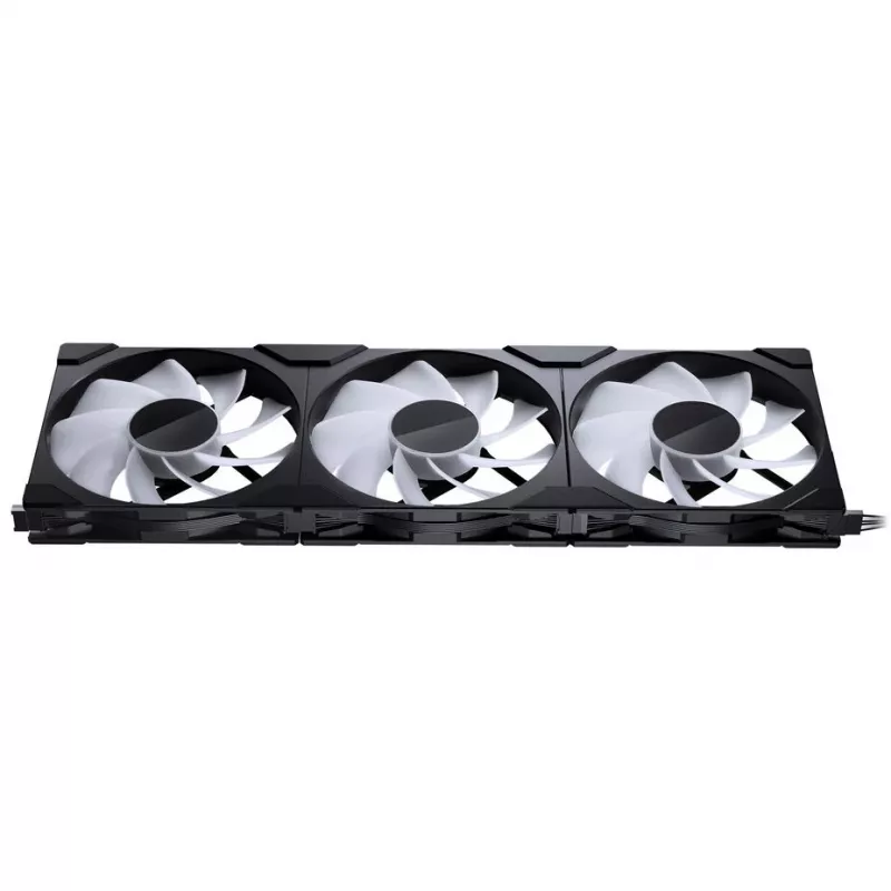 PHANTEKS NV Series NV7 E-ATX-Gehäuse, gehärtetes Glas, ARGB - schwarz & M25 Gen2 PWM D-RGB-Lüfter 3er-Pack - Reverse Blade, 140 mm + DRGB-Kit