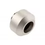 Hardtube-Fitting OPTIMUS für 12 mm starre Rohre, Satin Nickel Ausführung