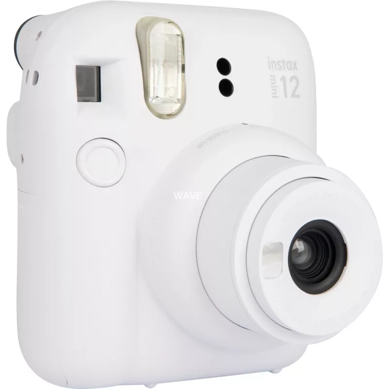 Sofortbildkamera Fujifilm Instax Mini 12 Weiß — 86×54 mm Prints, 60 mm Brennweite, AA-Batterie