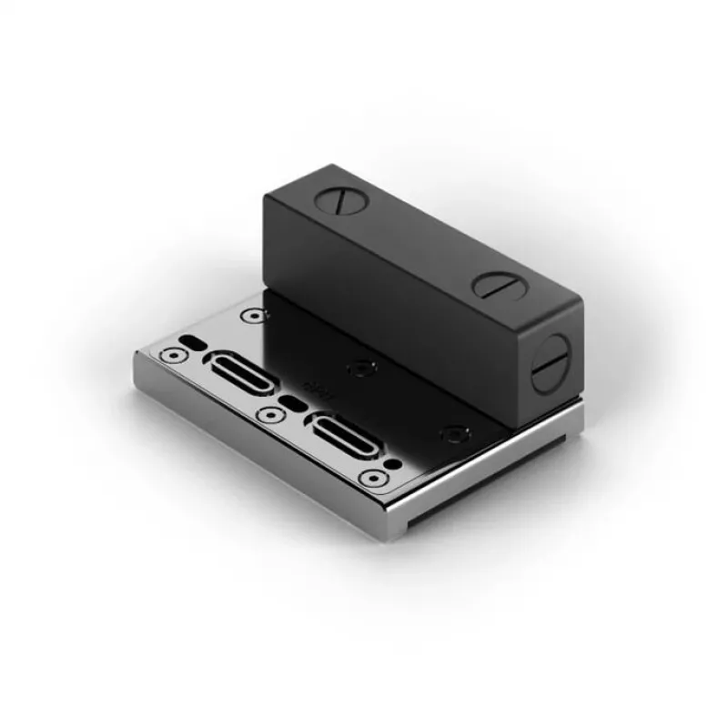 Wasserkühlungsanschluss Alphacool Eisblock Aurora 180° (Modell 13763) — RGB-kompatibel, 180° abgewinkelter Anschluss