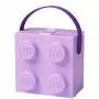 Aufbewahrungsbox Room Copenhagen LEGO Box mit Griff Lavendel 40240004 – Kunststoff-Aufbewahrungsbehälter für LEGO und Spielzeug