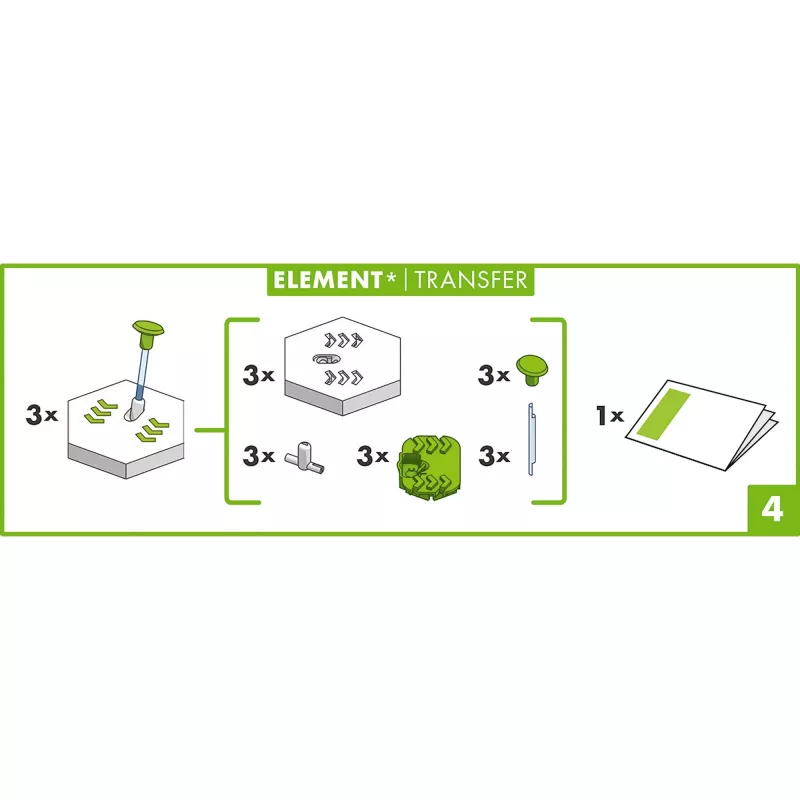 Accessoire Ravensburger GraviTrax Element Transfer Mehrfarbig 22422