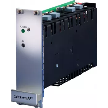 Schroff Maxpower - Netzteil (Rack - Rack-montierbar) - AC 90-254/ DC 100-360 V - 102 Watt - aktiver PFC - 3U - 48,3 cm (19) (13100116)