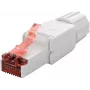 Goobay CAT 6 feldkonfektionierbarer RJ45-Stecker UTP Ungeschirmt - für 5,0–8,5 mm (65942)