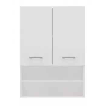 Topeshop POLA MINI DK weißer Badezimmerschrank Weiß