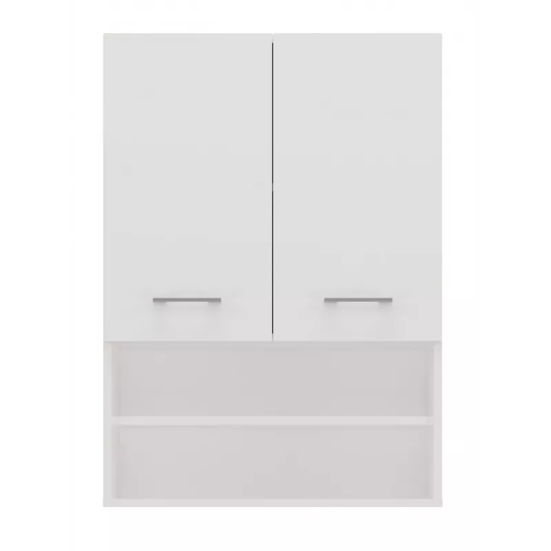 Topeshop POLA MINI DK weißer Badezimmerschrank Weiß