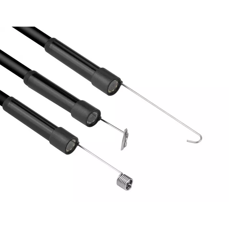 WiFi-Endoskop MEDIA-TECH MT4099, 8 mm Sonde, 5 m Kabel, IP67, 1280×720@30fps, 70° Betrachtungswinkel, 800 mAh Akku