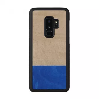 Smartphone-Hülle man and wood für Galaxy S9 Plus — taubenschwarz