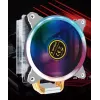 Luftkühler Gembird CPU-HURACAN-ARGB-X130 12 cm Schwarz Weiß