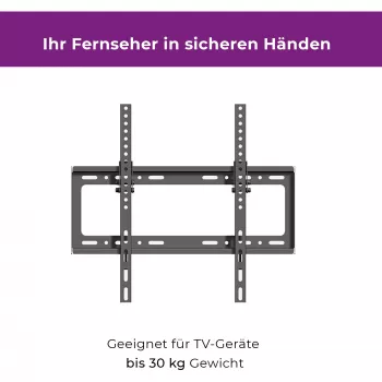 Wandhalterung Ultron WM100 142,2 cm (56 Zoll) Schwarz