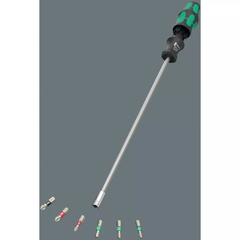 Wera Kraftform Kompakt 27 XL Universal 1 Schraubendreher-Set, 7-teilig (05051028001)