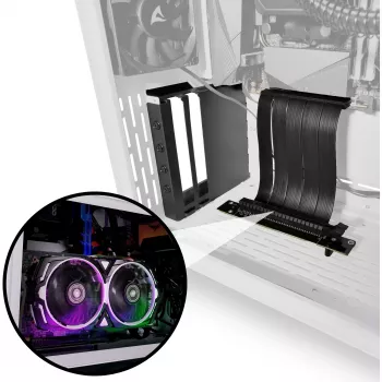 Sharkoon Compact VGCK, Riser Card (schwarz, für MS-Y/Z1000 PC-Gehäuse)