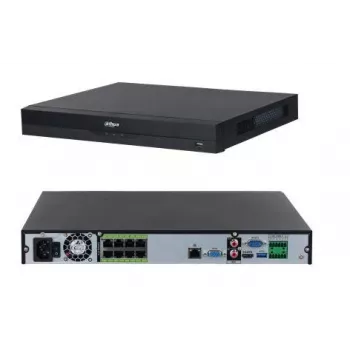 Dahua Technology WizSense DHI-NVR5208-8P-EI Netzwerk-Videorekorder 1U Schwarz
