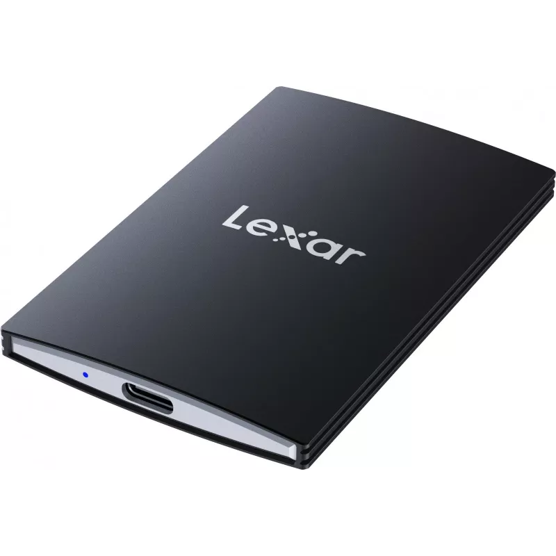 Tragbare SSD Lexar SL500 1 TB — USB Type-C, USB 3.2 Gen 2x2, bis zu 2000 MB/s, Aluminiumgehäuse, 0,043 kg, schwarz
