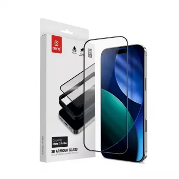 Gehärtete Glas-Displayschutzfolie Crong für iPhone 17 Pro Max — inklusive Montageservice