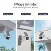 Safemo SC1 SolarCam, 4K UHD Video, 8× Zoom, 132° Sicht, Nachtsicht, Wi-Fi 2,4 GHz, 1,5 W Solar, Weiß