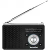 Tragbares Radio TECHNISAT DIGITRADIO 1 A — DAB+/FM, OLED-Display, USB-C, 3,5-mm-Kopfhörer, 1 W, schwarz/silber