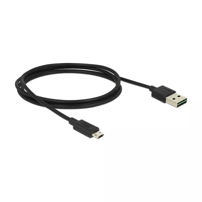 USB-Kabel DeLOCK 83844 USB 2.0 1m USB A Micro-USB B Schwarz