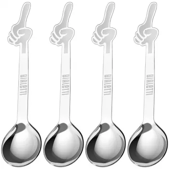 Kaffeelöffel Bialetti DCDESIGN15 Edelstahl 4 Stück