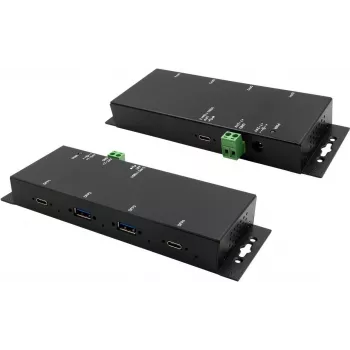 Exsys EX-1234HMVS - Hub - 4 x USB 3,2 Gen 2 - Desktop, wandmontierbar - DC (EX-1234HMVS)