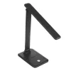 LED-Tischlampe MACLEAN MCE614B — dimmbar, klappbarer verstellbarer Arm, 9W, 3000K/4500K/6500K, schwarz