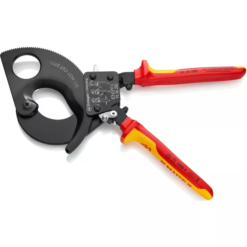 Kabelschneider 95 36 280, Schneidezange für Cu- und Al-Kabel, VDE-geprüft