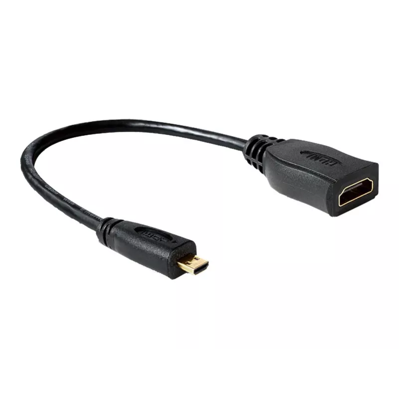 HDMI Kabel DeLOCK 65391 0,23m Typ A auf Typ D Schwarz