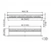 METZ CONNECT BTR E-DAT Modul 24x8(8) - Patch Panel - 1U - 24 Ports (130921-00-E)