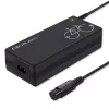 Batterieladegerät QOLTEC Ladegerät für E-Bike 36V 42V 2A 3P GX16