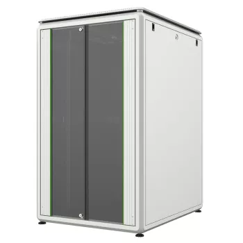 19-Zoll-Rackschrank Lanview RDL26U81WH – 26U vertikaler Einbauraum, weiß