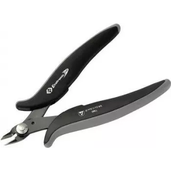 Präzisionsschneider c.k tools T3885 ESD flach, abgewinkelte Schneidezange für Elektronik