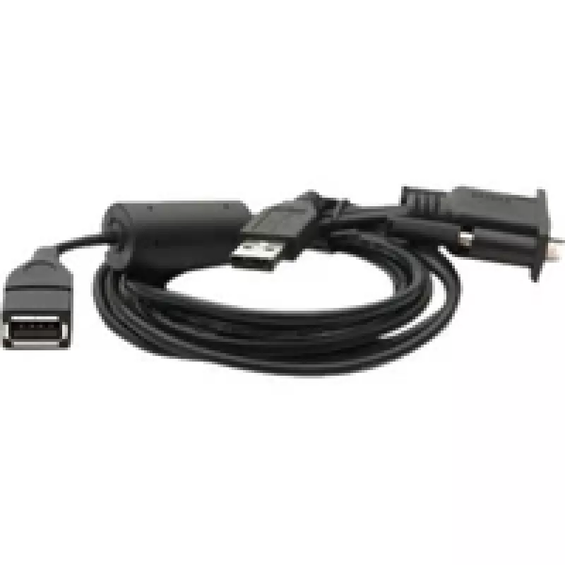VM SERIES USB-Y-KABEL – USB/USB1-PORT AUF USB-TYP-A-STECKER 6 FT (1,8 m) HOST UND USB-TYP-A-BUCHSE 0,5 FT (0,15 m) CLIENT