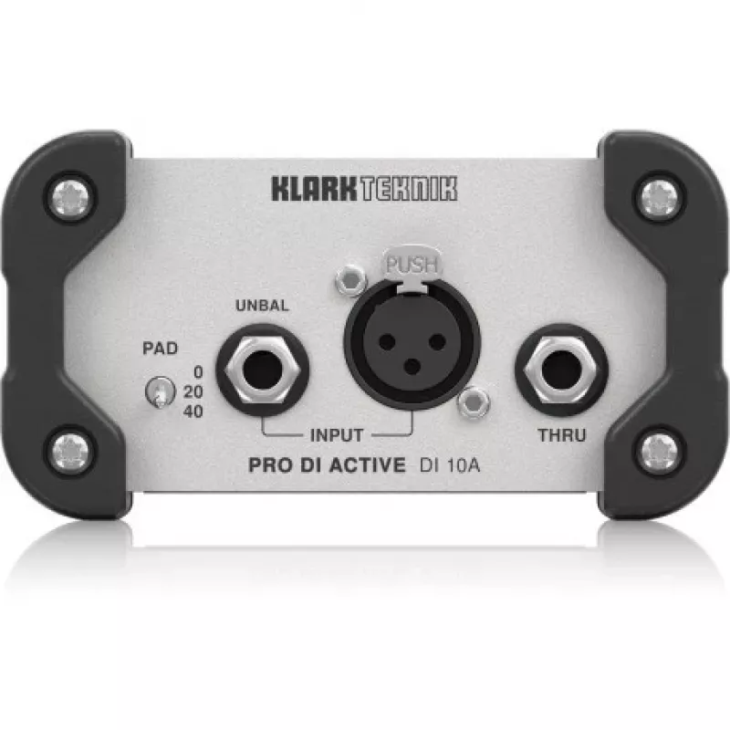 Aktive DI-Box Klark Teknik DI 10A 1-Kanal mit 48V Phantomspeisung