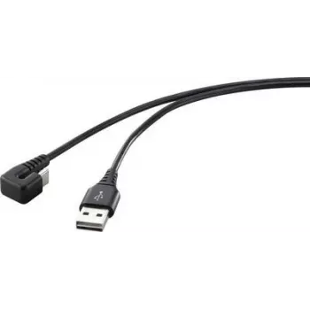 Renkforce USB 2.0, Telefon (analog) Verbindungskabel [1x USB 2.0 Stecker A - 1x USB 2.0 Stecker C] 1,00 m Schwarz (RF-4609276)