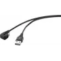 Renkforce USB 2.0, Telefon (analog) Verbindungskabel [1x USB 2.0 Stecker A - 1x USB 2.0 Stecker C] 1,00 m Schwarz (RF-4609276)
