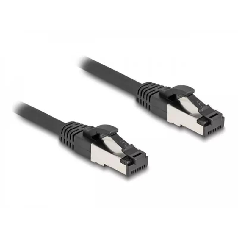 Netzwerkkabel DeLOCK 80572 RJ-45 Cat8.1 2 m Schwarz