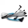 SAS-Kabel BROADCOM 05-60005-00 — 1 m, x8 SFF-8654 auf 2× U.2 SFF-8639