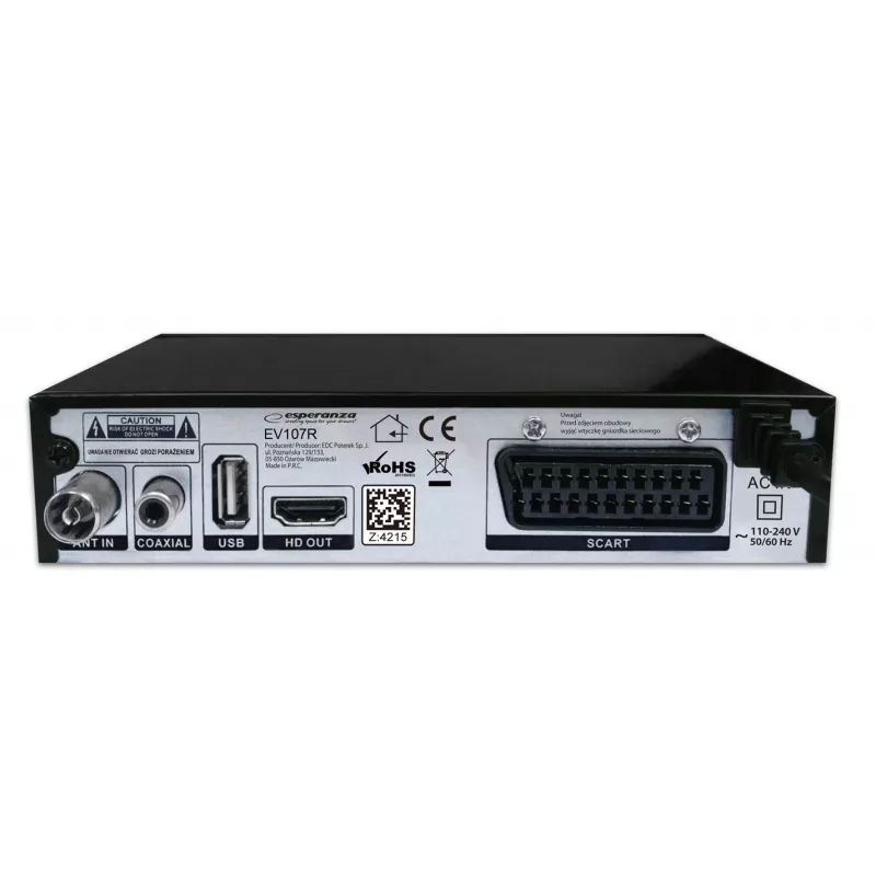 Esperanza EV107R TV-Set-Top-Box Kabel Schwarz