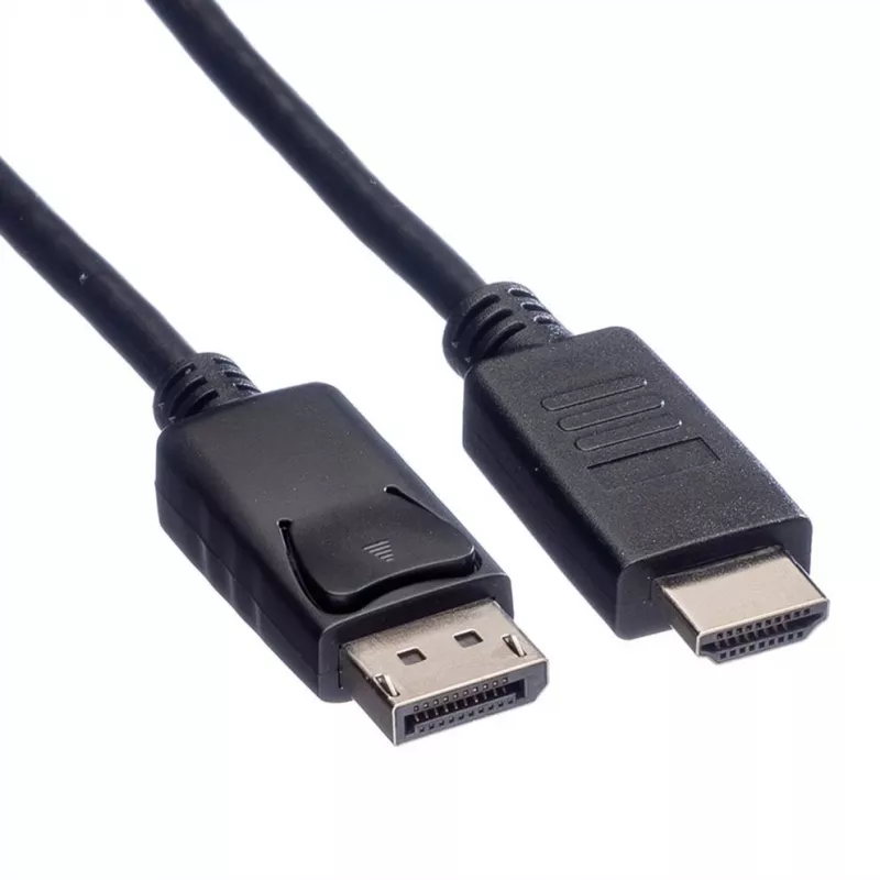 Kabel ROLINE 11445780 1 m DisplayPort auf HDMI Schwarz