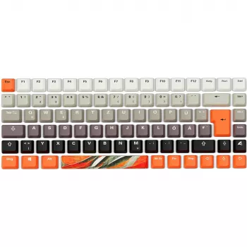 Mechanische Gaming-Tastatur Sharkoon SKILLER SGK50 S3 Design Bundle D6 — orange/grau