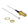 Koaxialkabel DeLOCK 88815 0,2 m MHF IV (I-PEX) RP-SMA Grau