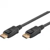 Kabel DisplayPort-Stecker > DisplayPort-Stecker, 10K / 30Hz (schwarz, 5 Meter, 54 Gbit/s, DisplayPort 2.0 / 2.1)