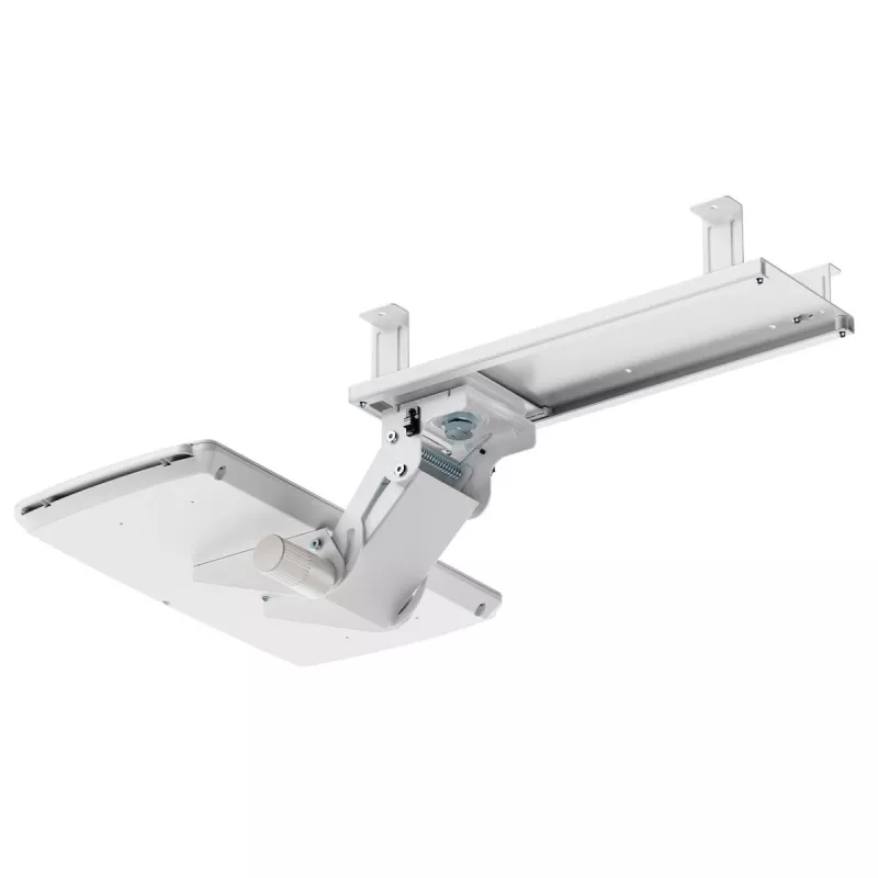 Tastaturhalterung MACLEAN MC-156 W — verstellbare Untertisch-Ablage, max. Belastung 5 kg