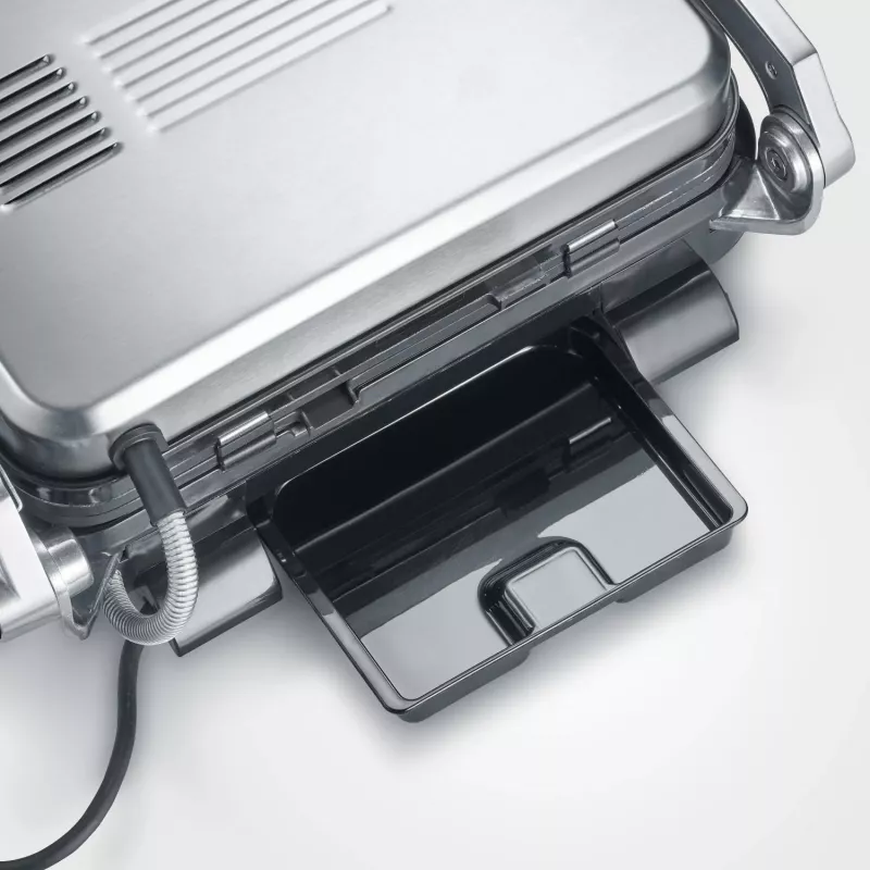 Kontaktgrill SEVINI Pro, KG 2395 (Silber/schwarz, 1.800 Watt)