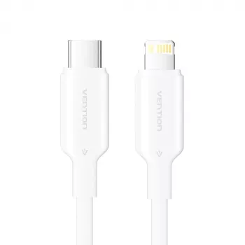 USB-C-auf-Lightning-Kabel 3A 480Mbit/s 1m WEISS