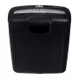 Activejet ASH-0601S Aktenvernichter, P-2, 10 l, 6 mm Streifen, 6 Blatt, Schwarz.