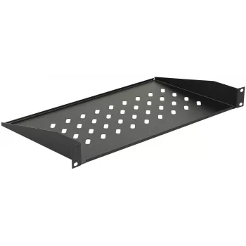 Rack shelf LOGON RAS200BL Schwarz 30 kg capacity 19 inch